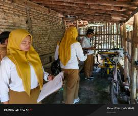 Inspektorat Lakukan Survey Lapangan Bantuan Cultivator di Padukuhan Bototengah